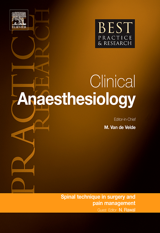Go to journal home page - Best Practice & Research Clinical Anaesthesiology